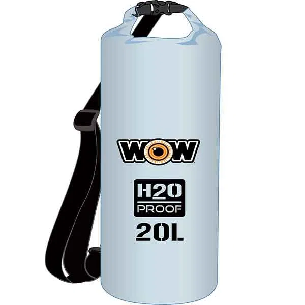 18-5080C – WOW SPORTS Gear Bag, Backpack Style 20 Liter Capacity 1 Large Buckle Locked Compartment With Adjustable Sh...